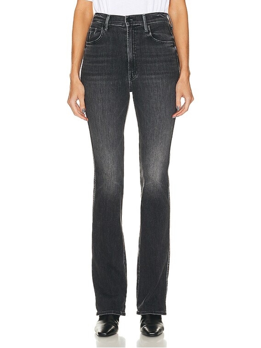 Consigning 9/19 MOTHER SUPERIOR Smokin' Double Heel Flare Jeans On The Fly